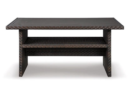 Signature Design by Ashley - Easy Isle Rect Multi-Use Table in Dark Brown/Beige - P455-625 veiw 1