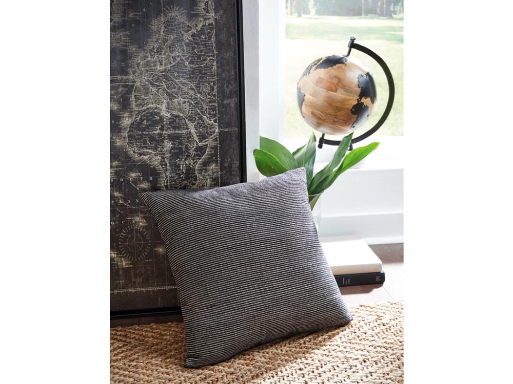 Signature Design by Ashley - Edelmont Pillow (Set of 4) in Black/Linen - A1000962 veiw 2