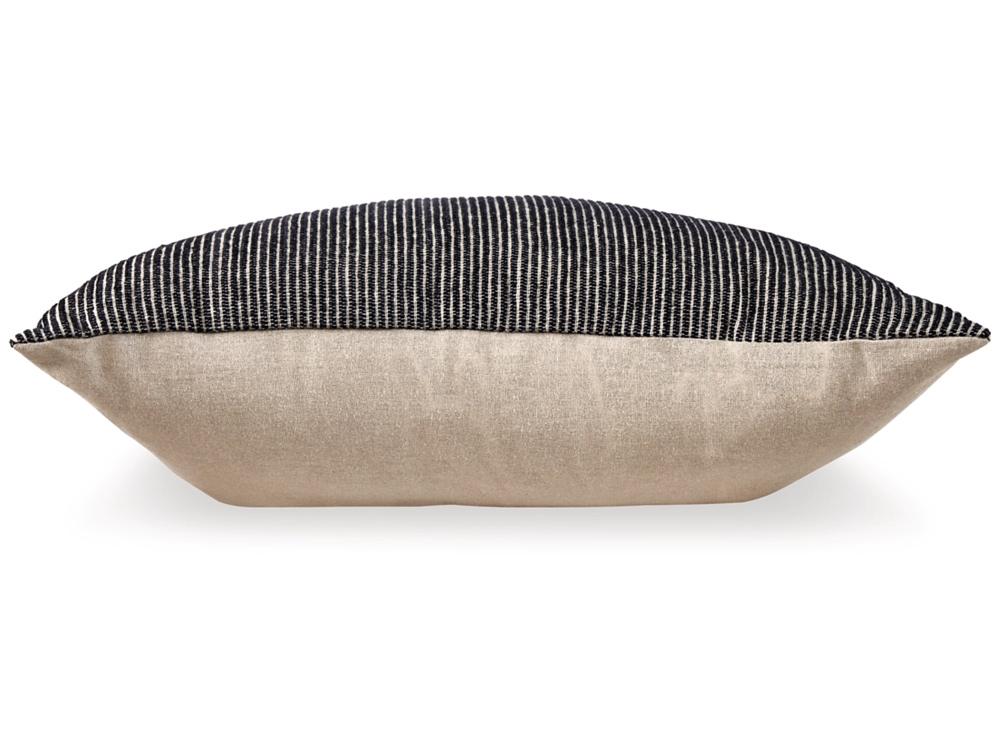 Signature Design by Ashley - Edelmont Pillow (Set of 4) in Black/Linen - A1000962 veiw 3