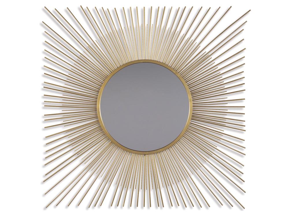 Signature Design by Ashley - Elspeth Accent Mirror in Gold Finish - A8010124 veiw 1