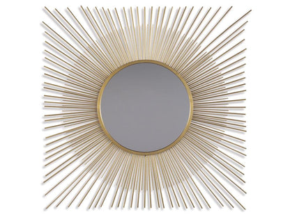 Signature Design by Ashley - Elspeth Accent Mirror in Gold Finish - A8010124 veiw 1