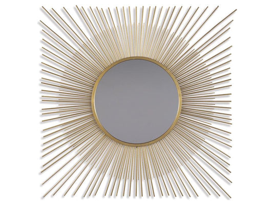 Signature Design by Ashley - Elspeth Accent Mirror in Gold Finish - A8010124 veiw 1