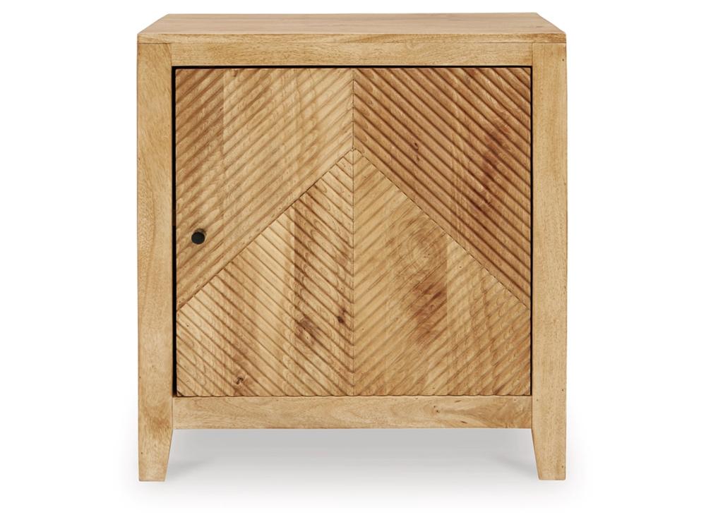 Signature Design by Ashley - Emberton Accent Cabinet in Light Brown - A4000617 veiw 1