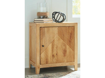 Signature Design by Ashley - Emberton Accent Cabinet in Light Brown - A4000617 veiw 2