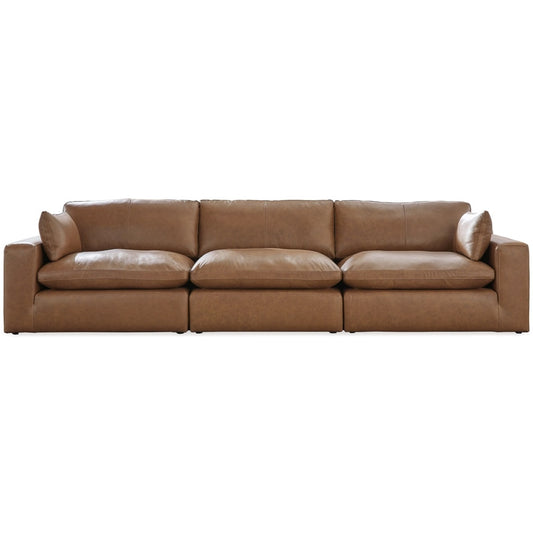 Signature Design by Ashley - Emilia 3 Piece Sectional in Caramel veiw 1