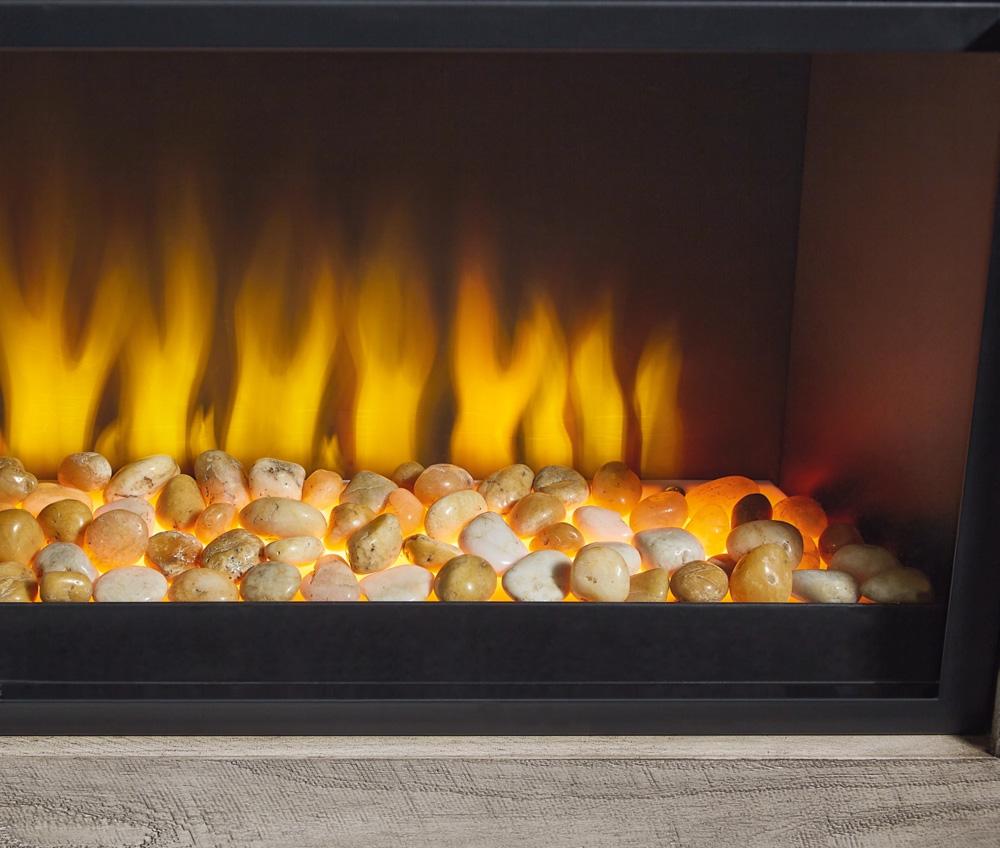 Signature Design by Ashley - Entertainment Accessories Electric Fireplace Insert in Black - W100-22 veiw 4