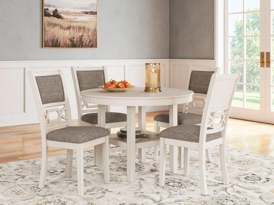 Signature Design by Ashley - Erinberg Dining Room Table (Set of 5) in Antique White - D423-225 veiw 2