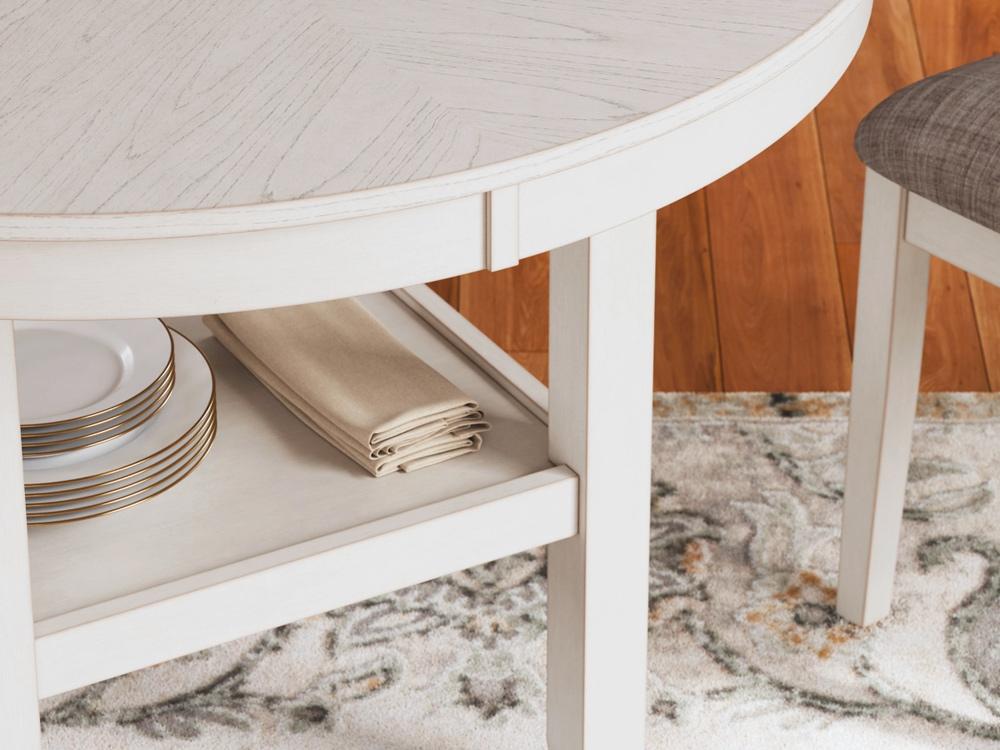 Signature Design by Ashley - Erinberg Dining Room Table (Set of 5) in Antique White - D423-225 veiw 4