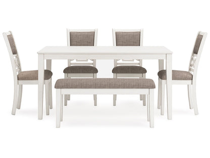 Signature Design by Ashley - Erinberg Dining Room Table (Set of 6) in Antique White - D423-325 veiw 3