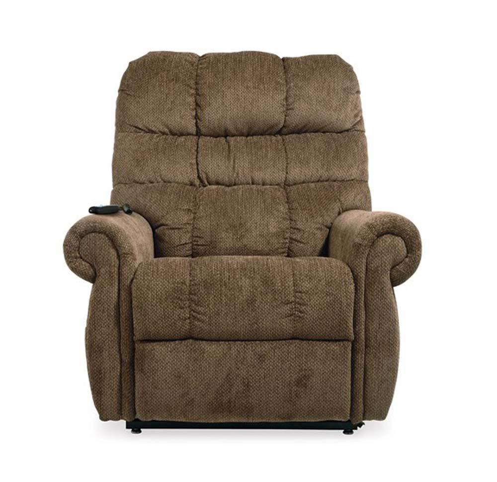 Signature Design by Ashley - Ernestine Power Lift Recliner in Truffle - 9760212 veiw 1
