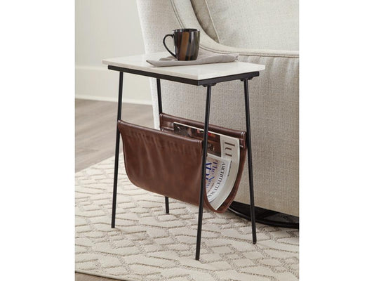 Signature Design by Ashley - Etanbury Accent Table in Brown/Black/White - A4000254 veiw 2