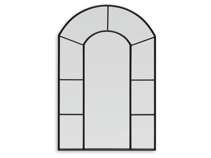 Signature Design by Ashley - Evengton Accent Mirror in Black - A8010319 veiw 1
