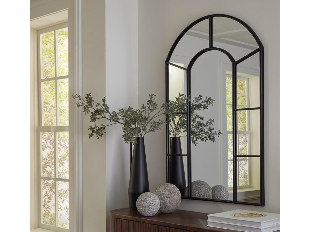 Signature Design by Ashley - Evengton Accent Mirror in Black - A8010319 veiw 2