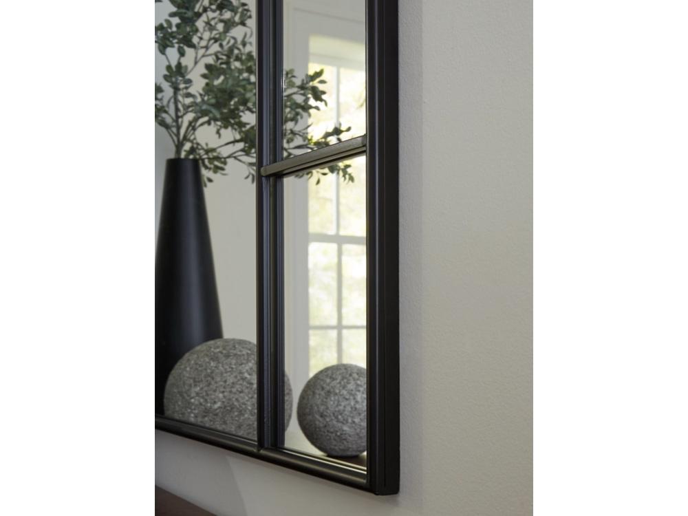 Signature Design by Ashley - Evengton Accent Mirror in Black - A8010319 veiw 4