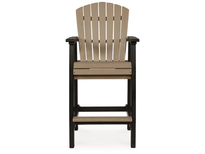 Signature Design by Ashley - Fairen Trail Tall Barstool (Set of 2) in Black/Driftwood - P211-130 veiw 1