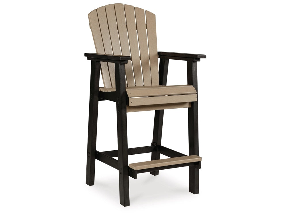 Signature Design by Ashley - Fairen Trail Tall Barstool (Set of 2) in Black/Driftwood - P211-130 veiw 3