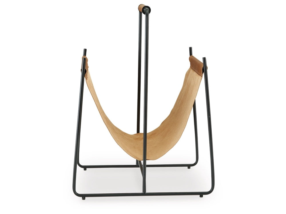 Signature Design by Ashley - Faronworth Magazine Rack in Brown/Black - A4000668 veiw 3