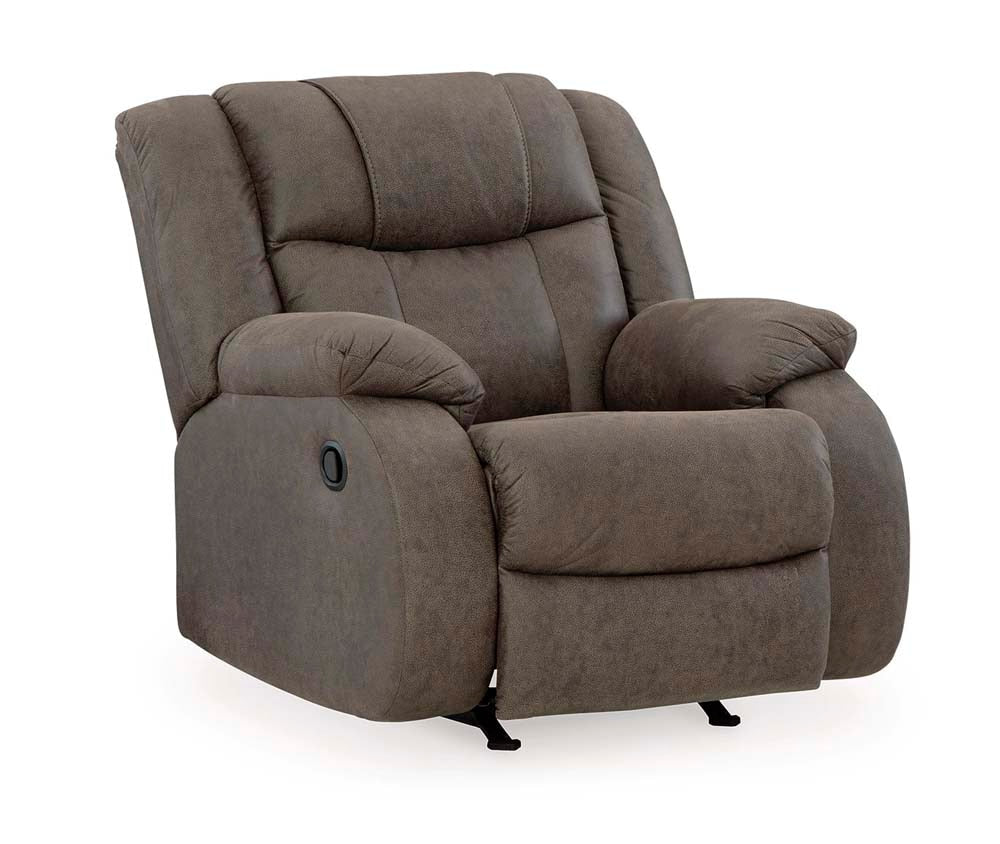 Signature Design by Ashley - First Base Rocker Recliner in Gunmetal - 6880425 veiw 1