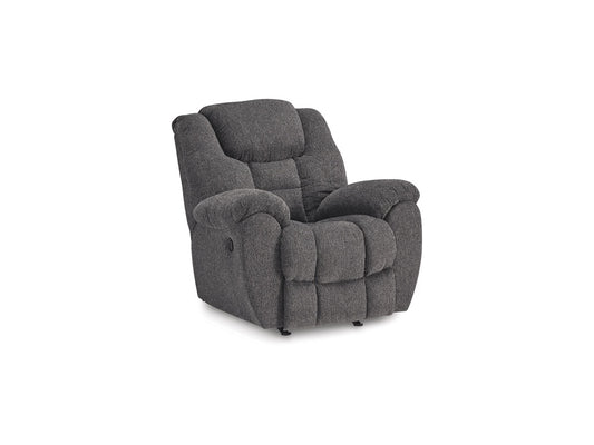 Signature Design by Ashley - Foreside Rocker Recliner in Charcoal - 3810425 veiw 1