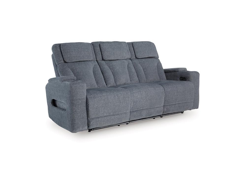 Signature Design by Ashley - Forest Lake Pwr Rec Sofa With Adj Headrest in Steel - 4980215 veiw 1