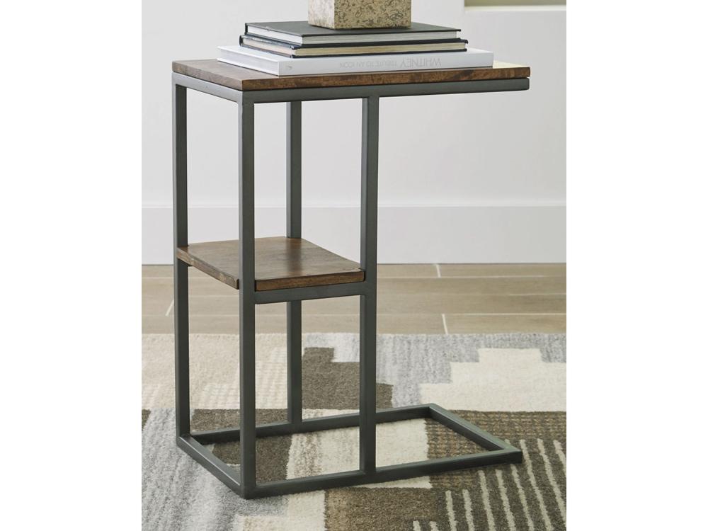 Signature Design by Ashley - Forestmin Accent Table in Natural/Black - A4000049 veiw 2