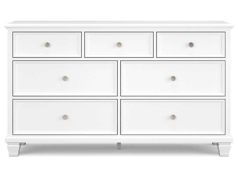 Signature Design by Ashley - Fortman Dresser in White - B680-31 veiw 1