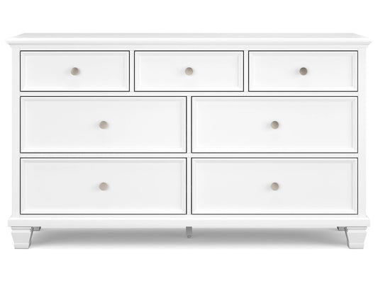 Signature Design by Ashley - Fortman Dresser in White - B680-31 veiw 1