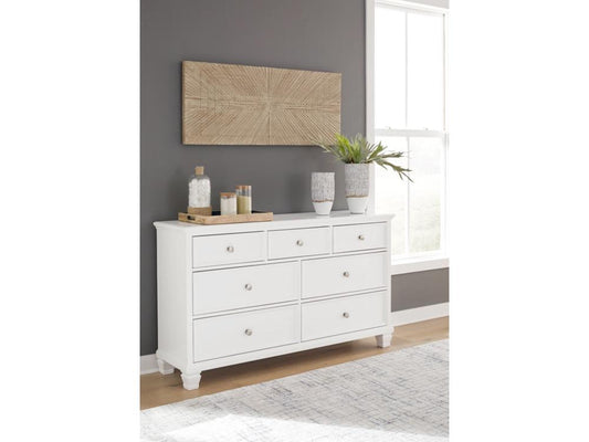 Signature Design by Ashley - Fortman Dresser in White - B680-31 veiw 2