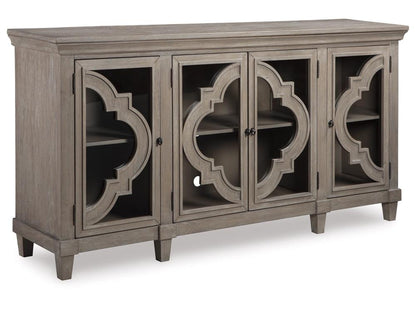 Signature Design by Ashley - Fossil Ridge Door Accent Cabinet in Gray - A4000037 veiw 1
