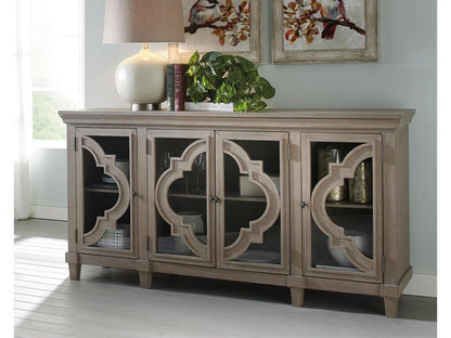 Signature Design by Ashley - Fossil Ridge Door Accent Cabinet in Gray - A4000037 veiw 2