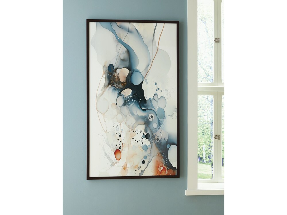 Signature Design by Ashley - Foxenburg Wall Art in Blue/Amber/White - A8000432 veiw 1