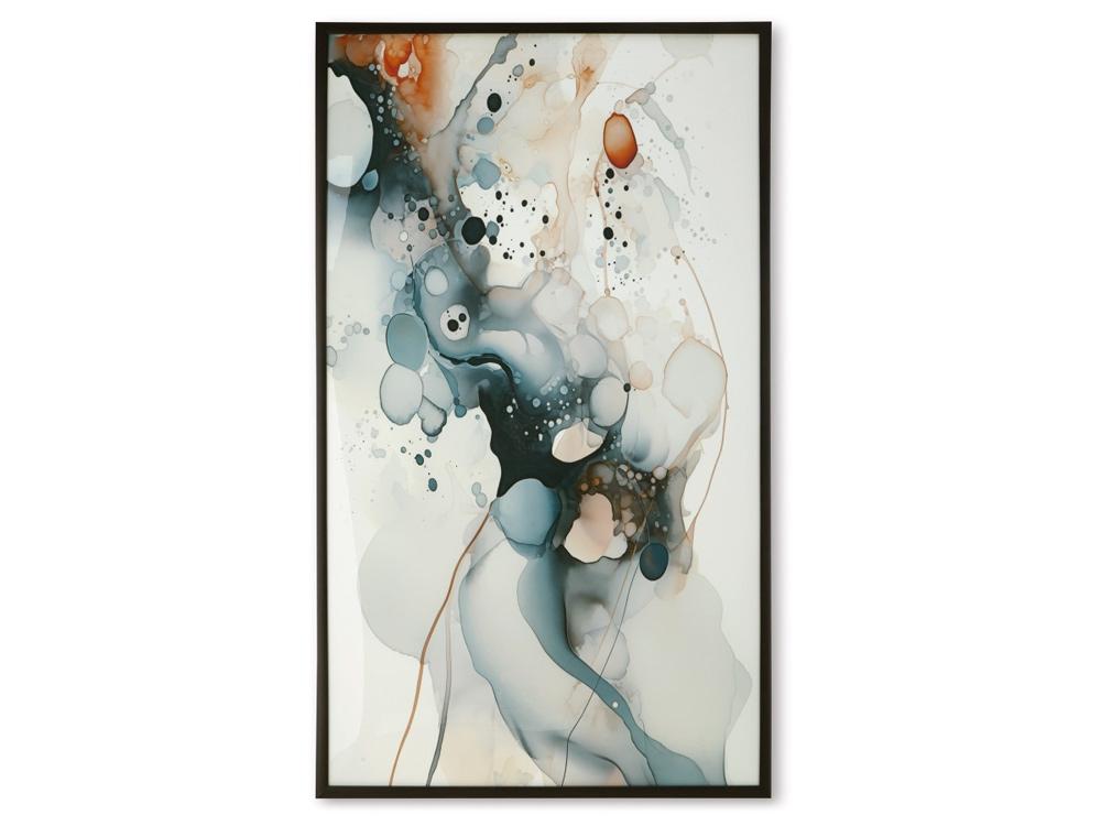 Signature Design by Ashley - Foxenburg Wall Art in Blue/Amber/White - A8000432 veiw 4
