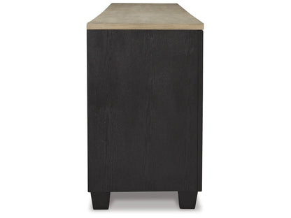 Signature Design by Ashley - Foyland Xl Tv Stand W/Fireplace Option in Black/Brown - W989-68 veiw 4