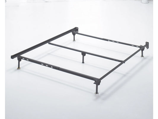 Signature Design by Ashley - Frames and Rails Queen Bolt On Bed Frame in Metallic - B100-31 veiw 2