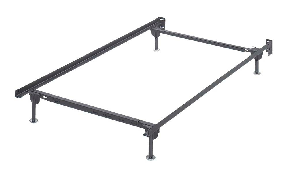Signature Design by Ashley - Frames and Rails Twin/Full Bolt On Bed Frame in Metallic - B100-21 veiw 1
