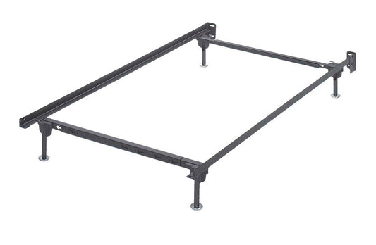 Signature Design by Ashley - Frames and Rails Twin/Full Bolt On Bed Frame in Metallic - B100-21 veiw 1