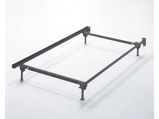 Signature Design by Ashley - Frames and Rails Twin/Full Bolt On Bed Frame in Metallic - B100-21 veiw 2