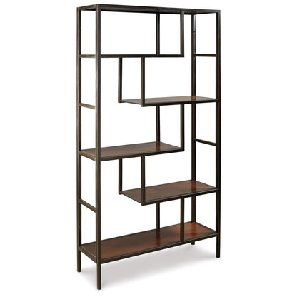 Signature Design by Ashley - Frankwell Bookcase in Brown/Black - A4000021 view 1