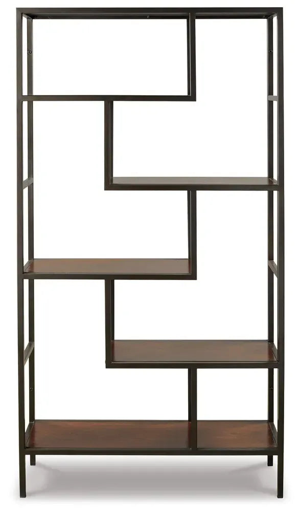 Signature Design by Ashley - Frankwell Bookcase in Brown/Black - A4000021 view 3