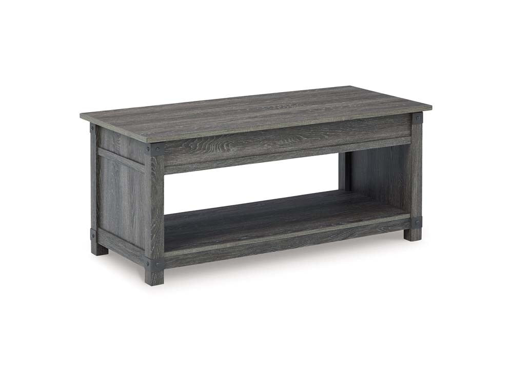 Signature Design by Ashley - Freedan Rect Lift Top Cocktail Table in Grayish Brown - T175-9 veiw 1
