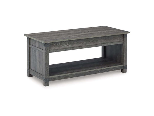 Signature Design by Ashley - Freedan Rect Lift Top Cocktail Table in Grayish Brown - T175-9 veiw 1
