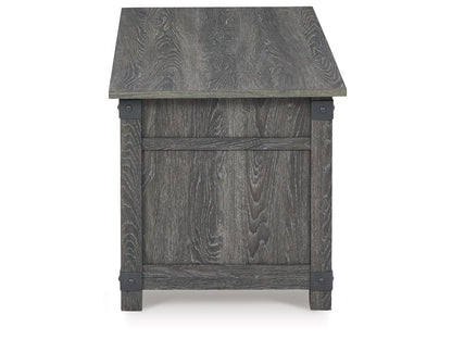 Signature Design by Ashley - Freedan Rect Lift Top Cocktail Table in Grayish Brown - T175-9 veiw 4