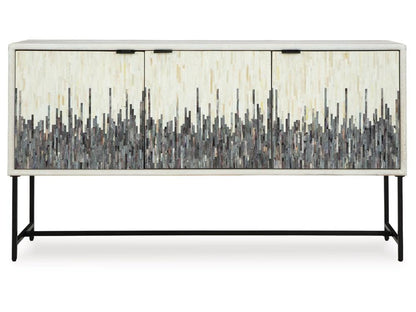 Signature Design by Ashley - Freyton Accent Cabinet in White/Gray - A4000582 veiw 1