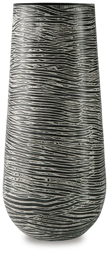 Signature Design by Ashley - Fynn Vase in Antique Gray - A2000515 view 1