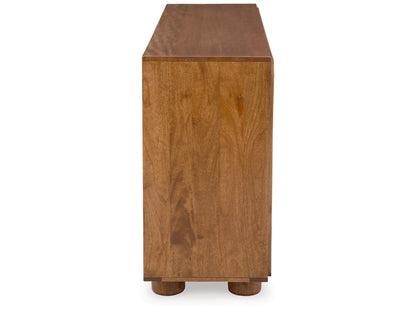 Signature Design by Ashley - Gadburg Accent Cabinet in Medium Brown - A4000583 veiw 4