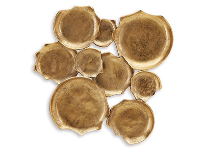 Signature Design by Ashley - Gageton Wall Decor in Antique Gold Finish - A8010335 veiw 1
