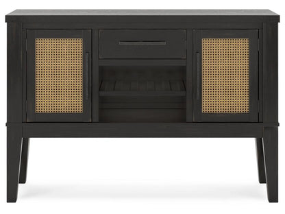 Signature Design by Ashley - Galliden Dining Room Server in Black - D841-60 veiw 1