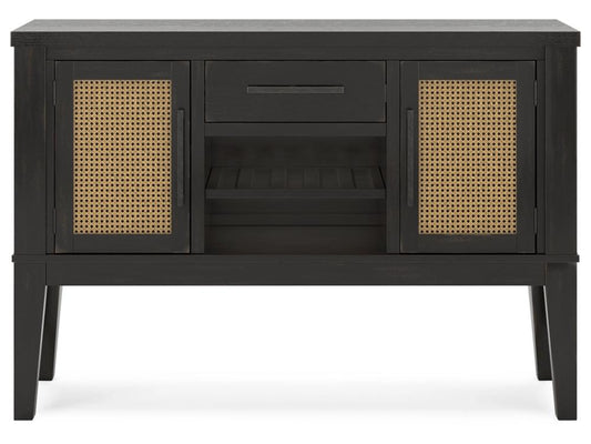 Signature Design by Ashley - Galliden Dining Room Server in Black - D841-60 veiw 1