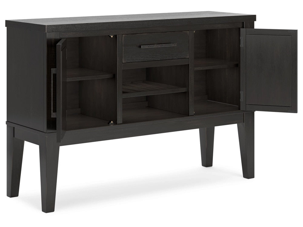 Signature Design by Ashley - Galliden Dining Room Server in Black - D841-60 veiw 3