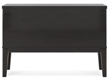 Signature Design by Ashley - Galliden Dining Room Server in Black - D841-60 veiw 4
